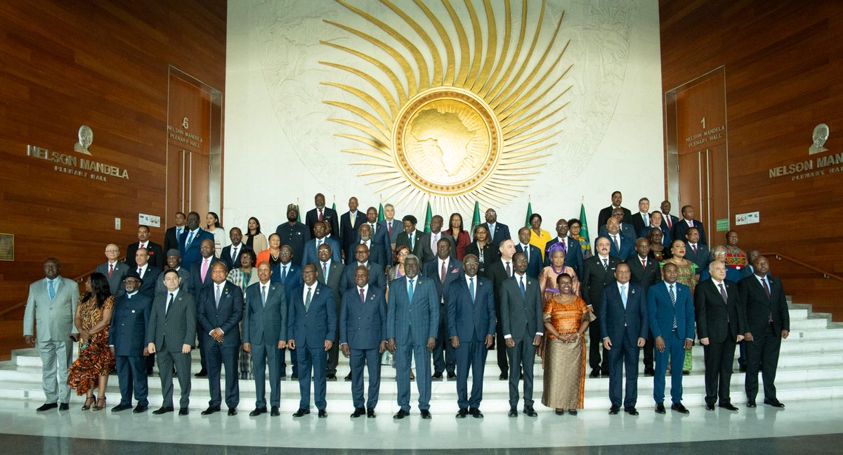 Moussa Faki Mahamat (@auc_moussafaki) on Twitter photo I was pleased to open the 46th Ordinary Session of the <a href="/_AfricanUnion/">African Union</a> Executive Council where the Meeting observed a Moment of Silence in memory of #Namibia's Founding President and the last of the Continent's Founding Fathers, the late H.E Dr Sam Shafiishuna Nujoma. I was pleased to open the 46th Ordinary Session of the <a href="/_AfricanUnion/">African Union</a> Executive Council where the Meeting observed a Moment of Silence in memory of #Namibia's Founding President and the last of the Continent's Founding Fathers, the late H.E Dr Sam Shafiishuna Nujoma.