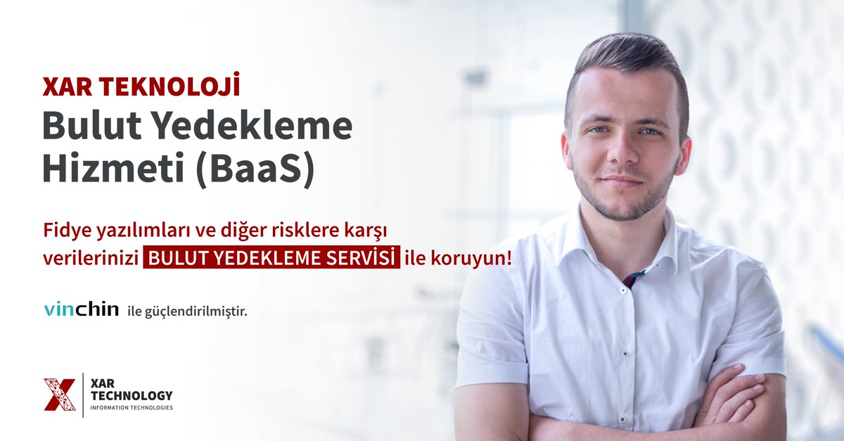 xartechnology's tweet photo. İşletmenizin verilerini fidye yazılımları ve diğer siber güvenlik tehditlerine karşı korumak için bulut yedekleme hizmetimizden faydalanabilirsiniz. 

Bulut yedekleme, özellikle fidye yazılımları gibi modern tehditlere karşı en etkili savunmadır.

🌐 https://t.co/k3z7sKsxrR https://t.co/qAm1naApnL