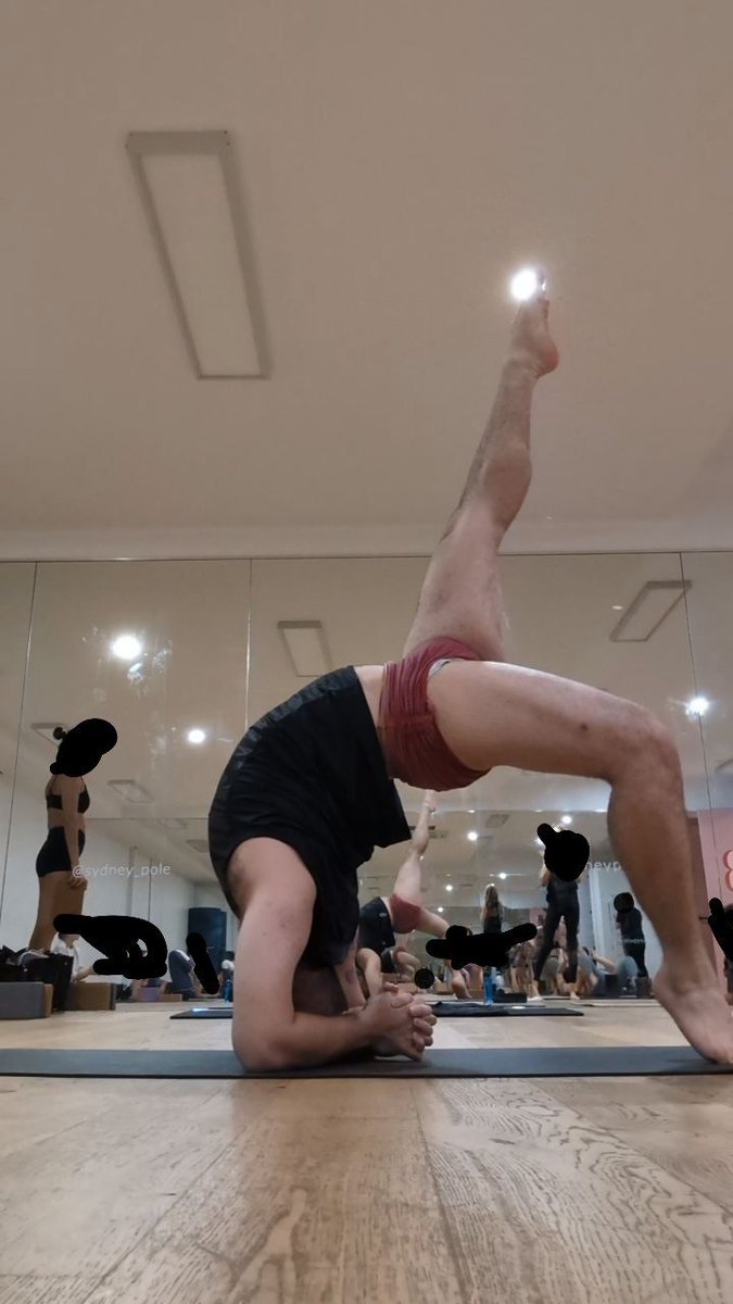 Haven't posted much lately so here's some of my latest bendy and balance stuff I'm practicing at the pole studio