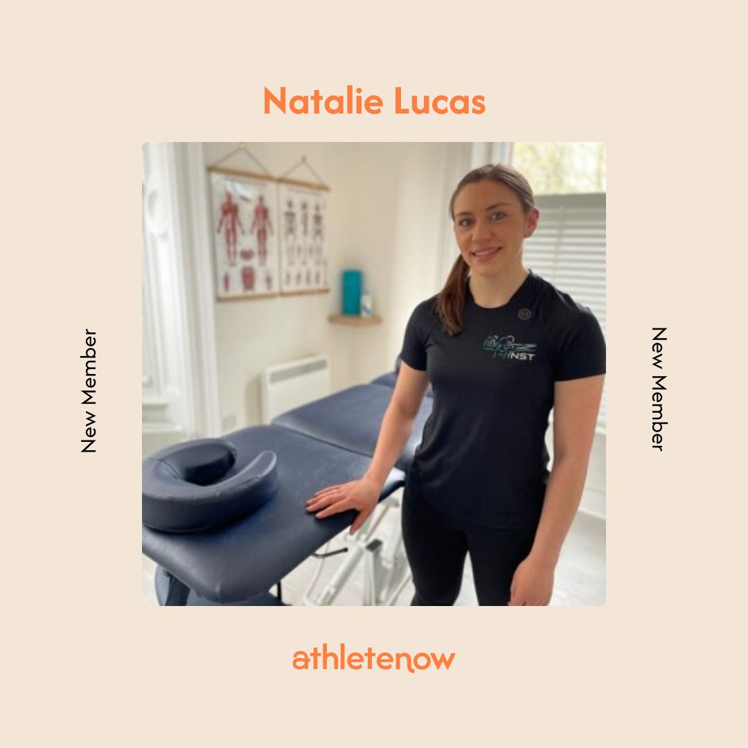 theathletenow's tweet image. Welcoming Natalie Lucas to the Athlete Now Platform. 

Sports Therapist and Sports Massage Therapist.

#athletenow #athletesupport #sportsmassage #sportstherapy