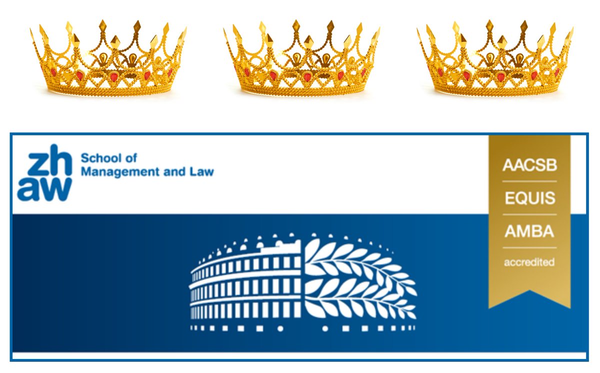Die Anstrengungen von uns Kolleg:innen der School of Management and Law wurden nun mit der 3. "Krone" der Association of MBAs ausgezeichnet. Hierbei wurden der MBA und die Organisation bewertet. Mit AACSB, EQUIS und AMBA gehört die SML nun zu 124 Institutionen weltweit.