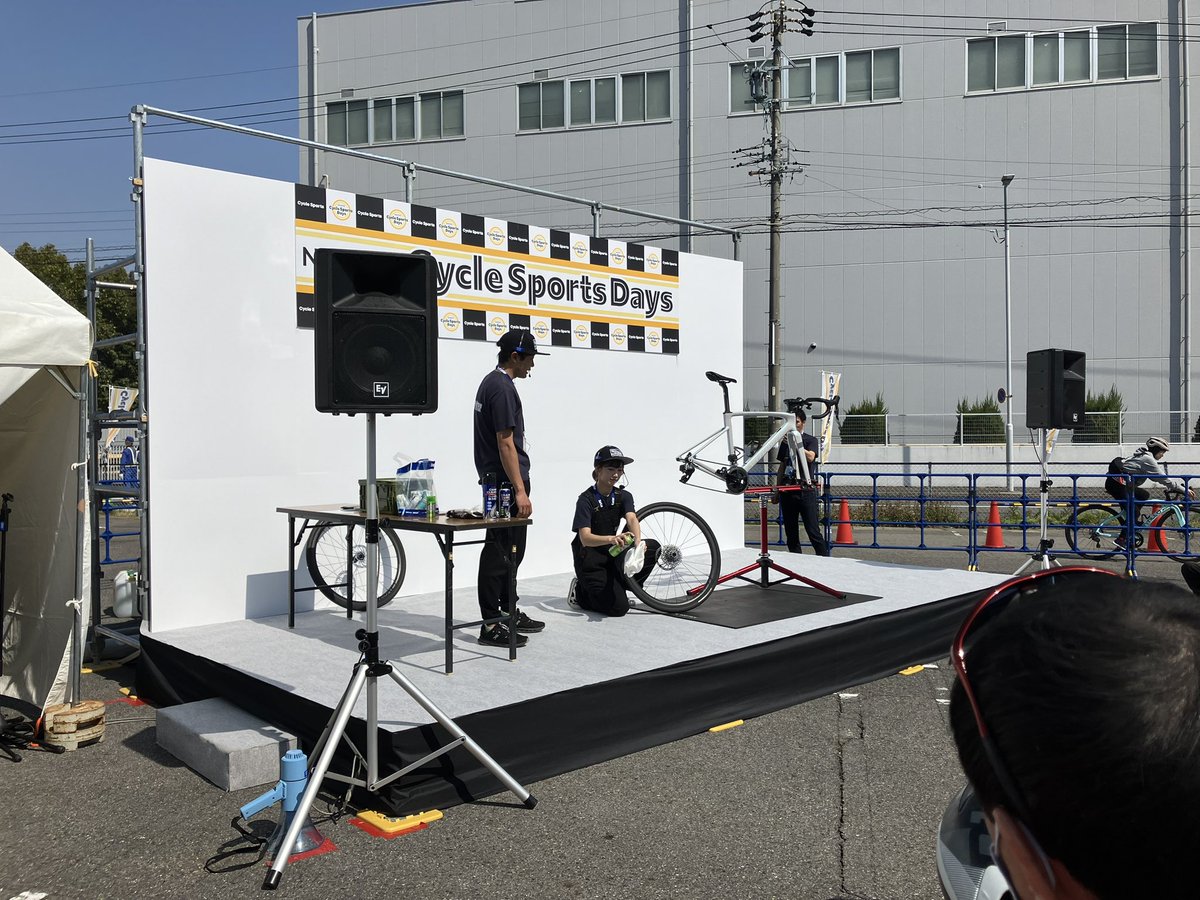 CyspoDays's tweet photo. 特設ステージのご紹介です！

「もえぞーがレクチャー！
自転車の簡単な洗車術 supported by SurLuster」

シュアラスターの自転車ケミカルを
使って、誰でも簡単にできる洗車術を
もえぞー(@mmm_moeppp )��生が今年もレクチャーしてくれます‼️

皆様お楽しみに！

#名古屋サイクルスポーツデイズ https://t.co/JJVWLqWgKK