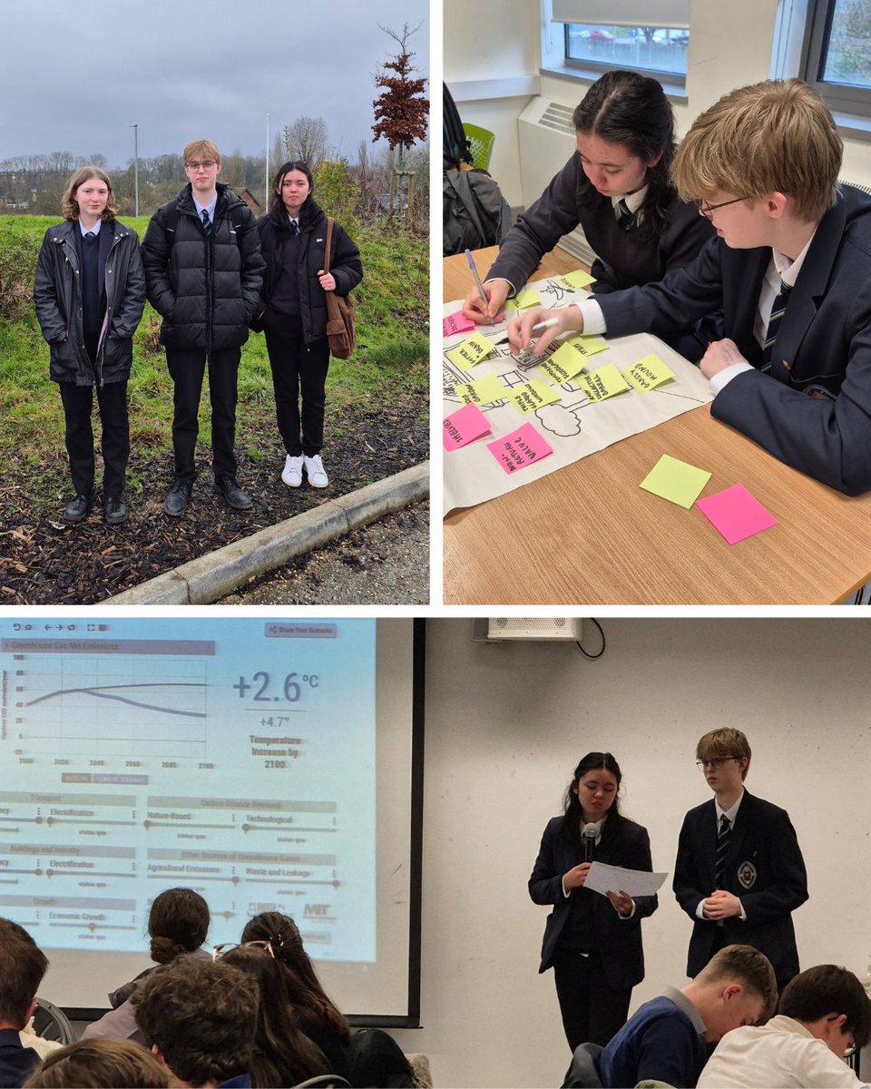Oracy Week; yesterday three students from our Climate Action Group attended the Hertfordshire Youth COP - taking part in a climate debate where they put forward arguments on how to tackle climate change, showing excellent oracy skills as they justified the decisions made.