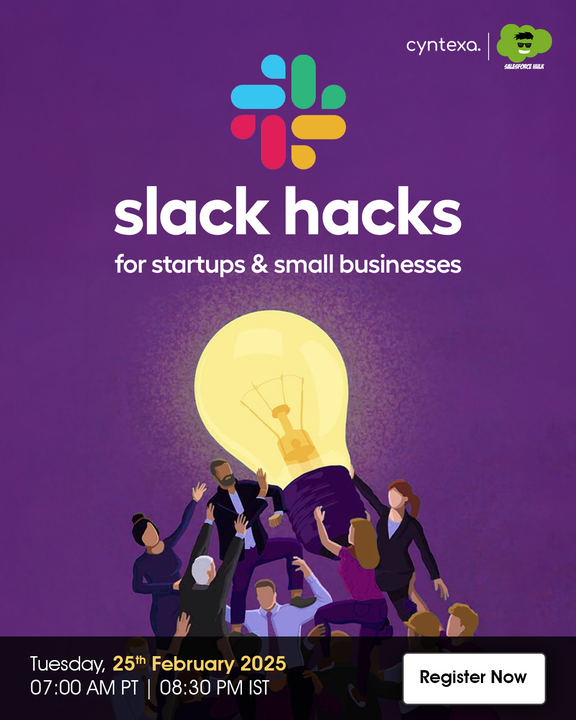 Cyntexa (@cyntexa) on Twitter photo Most businesses use Slack for messaging, but what if we told you it could do so much more?
Get ready to unlock Slack’s hidden superpowers! Register now cyntexa.com/webinar/why-ch…
<a href="/VJSrivastava2/">VJSrivastava</a>
#SlackHacks #SlackForBusiness #SlackAutomation #Cyntexa Most businesses use Slack for messaging, but what if we told you it could do so much more?
Get ready to unlock Slack’s hidden superpowers! Register now cyntexa.com/webinar/why-ch…
<a href="/VJSrivastava2/">VJSrivastava</a>
#SlackHacks #SlackForBusiness #SlackAutomation #Cyntexa