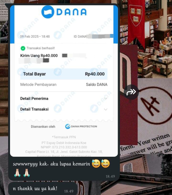 thank u for contacting me! ditunggu repeat ordernya ya!. buat kamu yang butuh joki cerpen, puisi, ppt, kti, esai, tugas sejarah, bahasa, dan sastra, boleh bget gedor no wa ini ya. wa.me/6285335327737 dijamin trusted dan selalu pay di akhiran. 
#zonauang #jokitugas