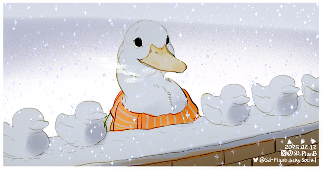 SD_PlanB's tweet photo. ☃️☃️🦆☃️☃️ https://t.co/ZDjNzyUVIa