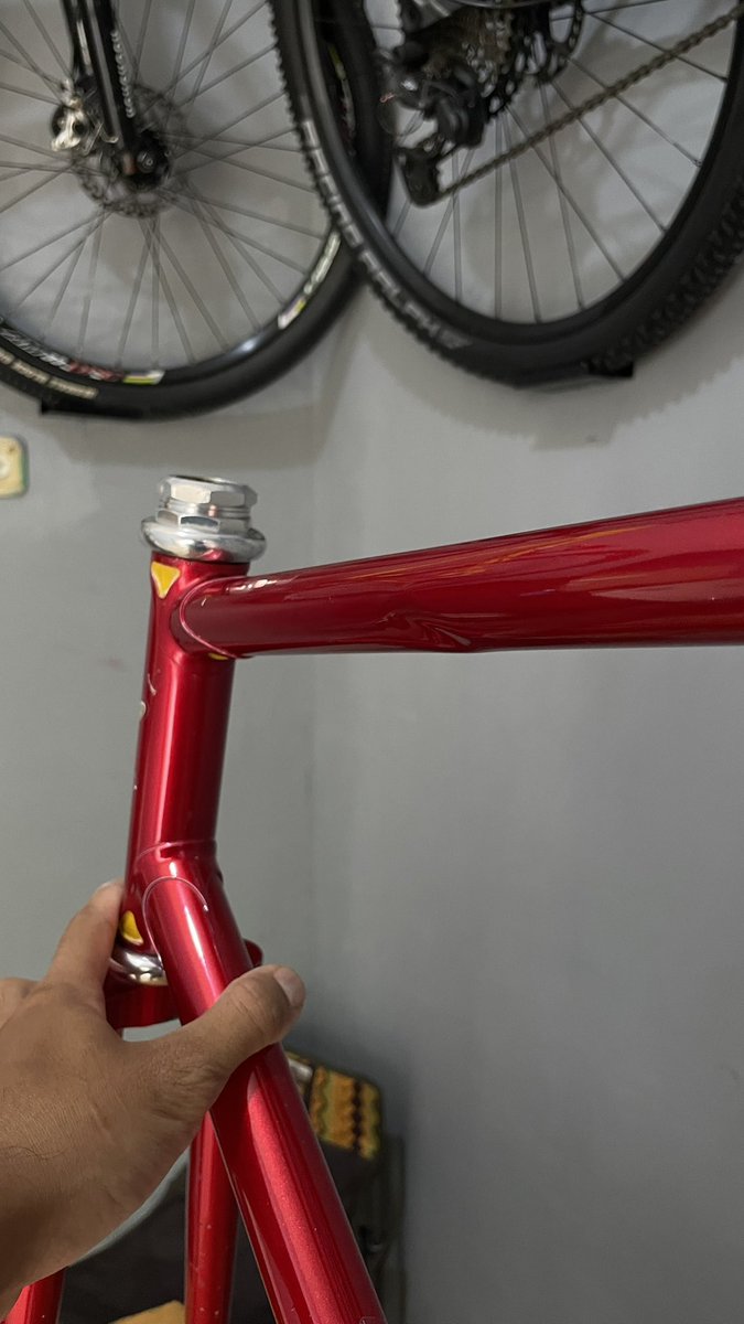 AjitamaAntonius's tweet image. WTS!!! #fnfjb 
- Frameset Makino NJS size 54
- Nitto Quil stem clamp OS
- Pedalset MKS x Mash 
DETAIL AND PRICE KLIK ALT!!!