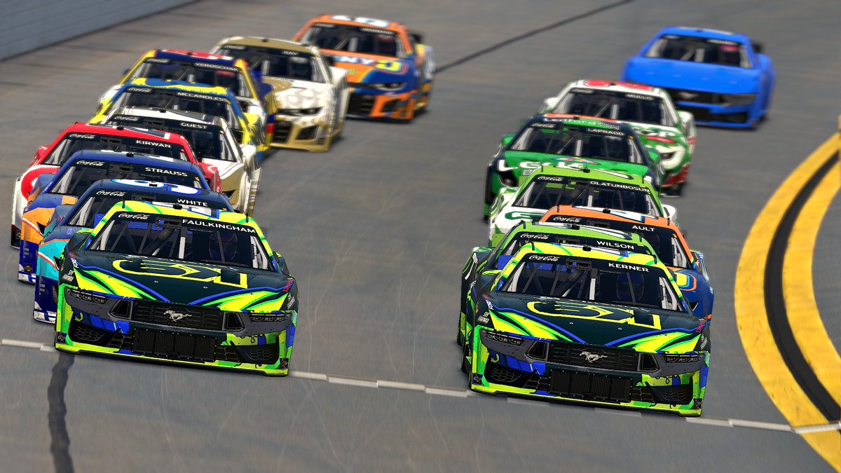 Edward Kerner (@eddiekerner98) on Twitter photo Super happy to run up front and lead some laps in the later portion of the race. Broke a toe link with 8 to go and unfortunately ended up p38.
Just some super bad luck.
Hope fully we can turn it around in a couple weeks at Las Vegas.
Thank you to everyone <a href="/SixKarmaEsports/">Six Karma | Ola 🌊💚</a> and Super happy to run up front and lead some laps in the later portion of the race. Broke a toe link with 8 to go and unfortunately ended up p38.
Just some super bad luck.
Hope fully we can turn it around in a couple weeks at Las Vegas.
Thank you to everyone <a href="/SixKarmaEsports/">Six Karma | Ola 🌊💚</a> and