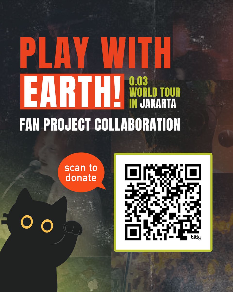 wave2projects's tweet image. 📢 FINAL DAY: DONATION CLOSES TONIGHT! ⏳

Hi Planktons, kesempatan terakhir untuk donasi fan project Play with Earth Jakarta!

Jangan sampai ketinggalan—donasi ditutup malam ini pukul 23.59 WIB! Yuk, support &amp;amp; claim merch eksklusif Wave to Project!

📌 rb.gy/okjywp