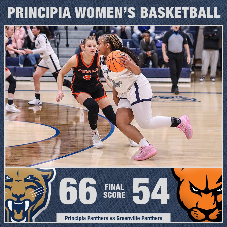 Principia College Athletics (@prinathletics) on Twitter photo Milestone night for <a href="/princollege_wbb/">Principia College WBB</a>! Taylor Brown reached 1000 career points, and the team ended a 25-game losing streak to GU with their first win since 2009!
🏀 Brown: 23 pts, 6 reb, 4 ast, 5 stl
🏀 Terrell: 21 pts, 1 reb, 3 ast, 11 stl
🏀 Myers: 7 pts, 9 reb, 3 ast, 3 stl Milestone night for <a href="/princollege_wbb/">Principia College WBB</a>! Taylor Brown reached 1000 career points, and the team ended a 25-game losing streak to GU with their first win since 2009!
🏀 Brown: 23 pts, 6 reb, 4 ast, 5 stl
🏀 Terrell: 21 pts, 1 reb, 3 ast, 11 stl
🏀 Myers: 7 pts, 9 reb, 3 ast, 3 stl