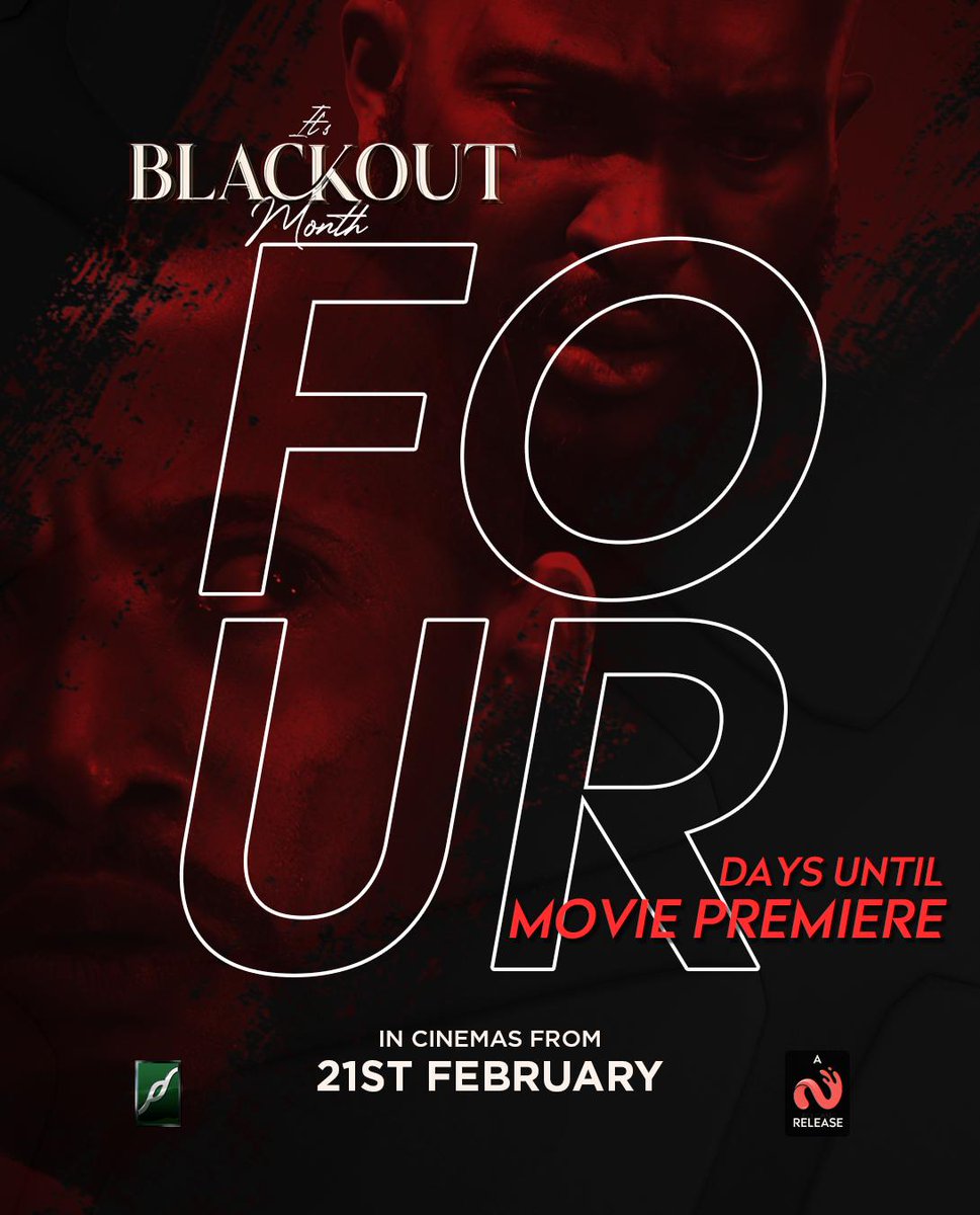 🔥 BLACKOUT PREMIERE—4 DAYS TO GO! 🔥
We’re almost there! Just 4 days until BLACKOUT lights up Enugu with culture, storytelling, and cinematic brilliance! 🎬✨
📅 Feb 16, 2025
📍 Base Event Center, Enugu
🎥 Red Carpet: 4 PM
👗 Dress Code: Traditional Igbo Attire
GET YOUR TICKETS