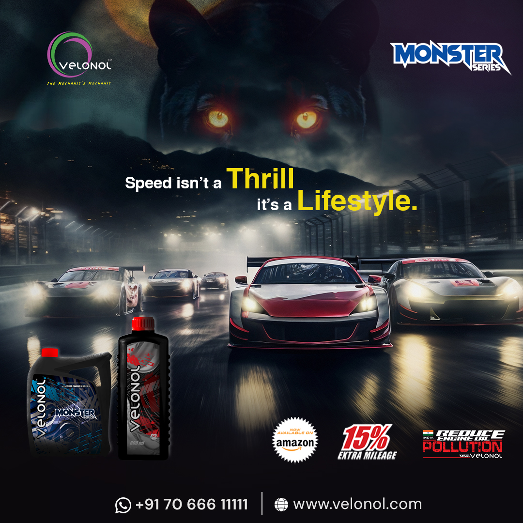 velonolofficial's tweet image. Speed isn’t just a thrill, it’s a lifestyle. Unleash 15% extra mileage and cleaner engines with Velonol’s Monster Series. Throttle up for unbeatable performance and eco-friendly power!

#Velonol #MonsterSeries #ExtraMileage #CleanerEngines #UnmatchedPerformance #EcoPower