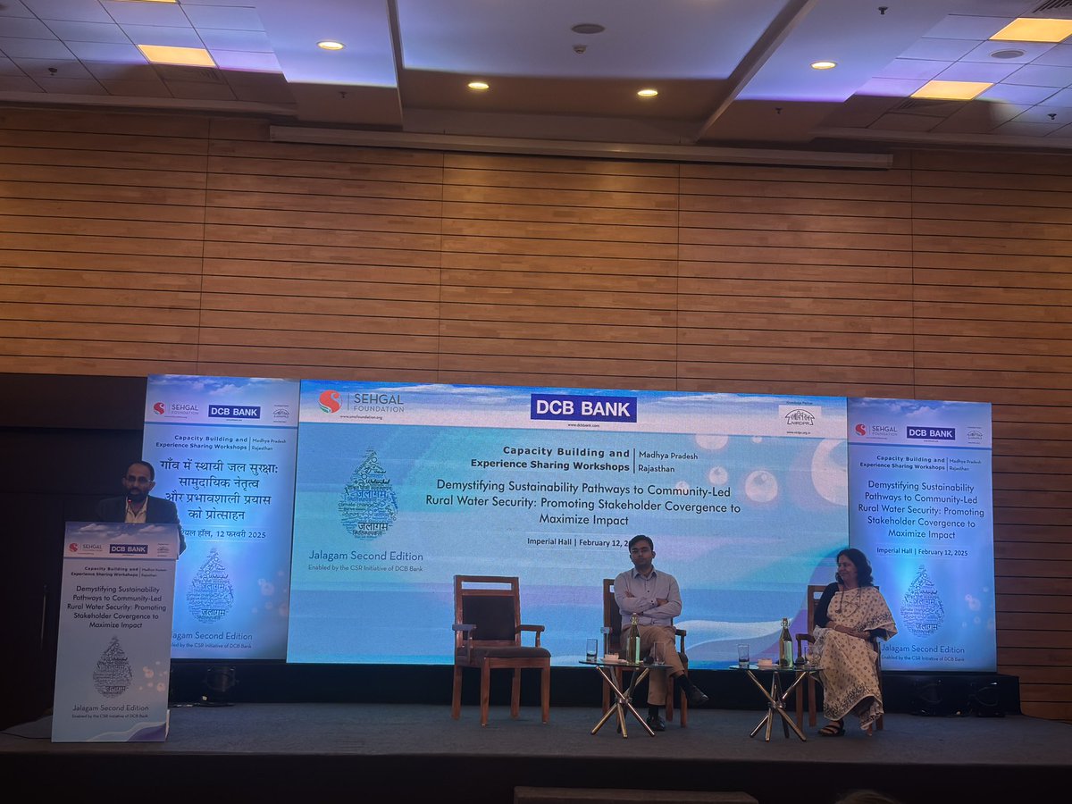 Nikhil Khanna, State Head, Uttar Pradesh, Uttarakhand and Madhya Pradesh branches of <a href="/DCBBank/">DCB Bank</a>, highlighted the success of the inaugural edition of #Jalagam and emphasized the valuable partnership between DCB Bank and SMSF in advancing the sustainability water projects.
#Jalagam