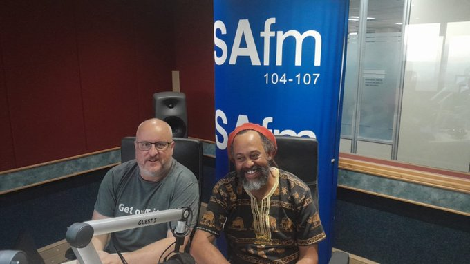 SAfmRadio's tweet photo. [ON AIR] Africa Update Report with @RealRasSipho Advocate Sipho Mantula, Researcher: Thabo Mbeki African School on Public and International Affairs @unisa and @JonGericke on #SAfmSunrise #sabcnews https://t.co/5odHX4pGjP
