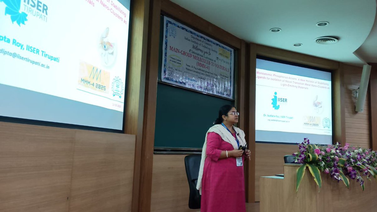 mmm4_iitb's tweet photo. Prof Sudipta Roy and Prof S S Nagargar is presenting their work in parallel session in #MMM4 https://t.co/ZMchwqTnWl