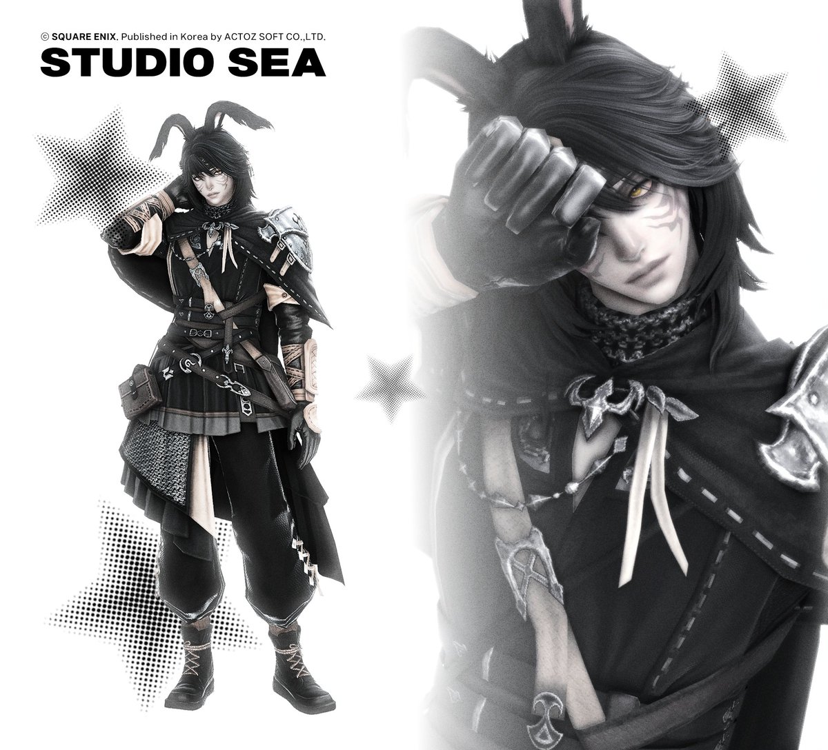 ✶ LOOK ➐

⭒ 여름노을 두건 [숯검정색]
⭒ 신왕국 수호자 휘장복 [칠흑색ㆍ찰흙색]
⭒ 모조 가죽학자 팔보호대 [찰흙색ㆍ칠흑색]
⭒ 모조 제련사 일자바지 [칠흑색ㆍ찰흙색]
⭒ 섬탐험가 장화 [칠흑색ㆍ두더지색]