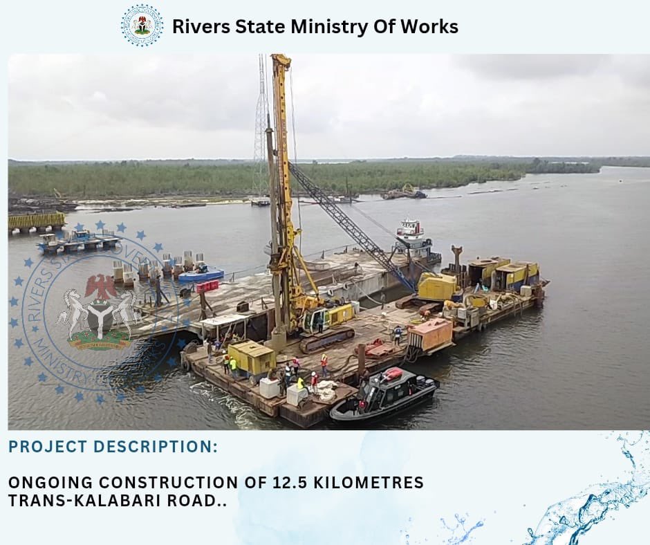 olisaelloka's tweet photo. WORK-IN-PROGRESS:

Ongoing Construction of 12.5 Kilometres Trans-Kalabari Road.

The Trans-Kalabari Road traverses 2 Local Government Areas,  Obio/Akpor, and Degema Local Government Areas. https://t.co/kde3wOucLw