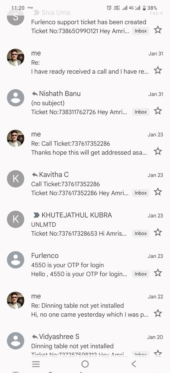AmrishMittal5's tweet photo. the biggest scam mafia Furlenco, be careful before ordering anything..just deliver furniture is of no use and never turn back for installation as well. 35 plus days 15plus calls and online complaints
#Harrasmentbyfurlenco

@FurlencoSupport 
@jagograhakjago 
@AjithKarimpana https://t.co/LvJ2xS86sx