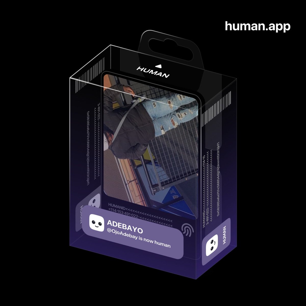 ojo7545's tweet photo. activating my profile on @humanApp

code: 10be #OJOADEBAY https://t.co/bzgmY06U5y