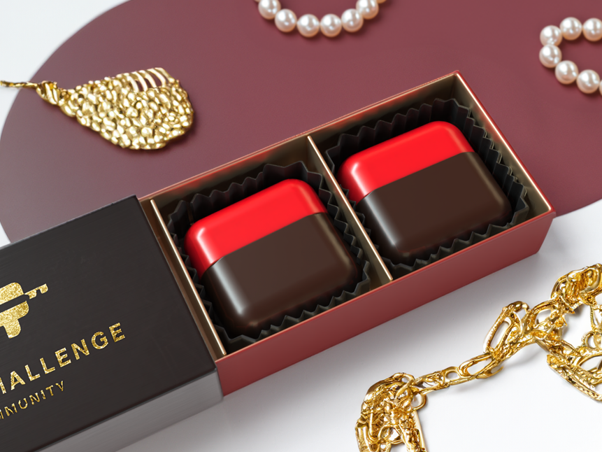 Seichi09's tweet image. 頑張ったので見てほしいシリーズ
wompの練習でロゴのチョコレートを作りました🍫チョコ本体より紙のカップのほうが難しかった
#womp #マエデ #3DCG