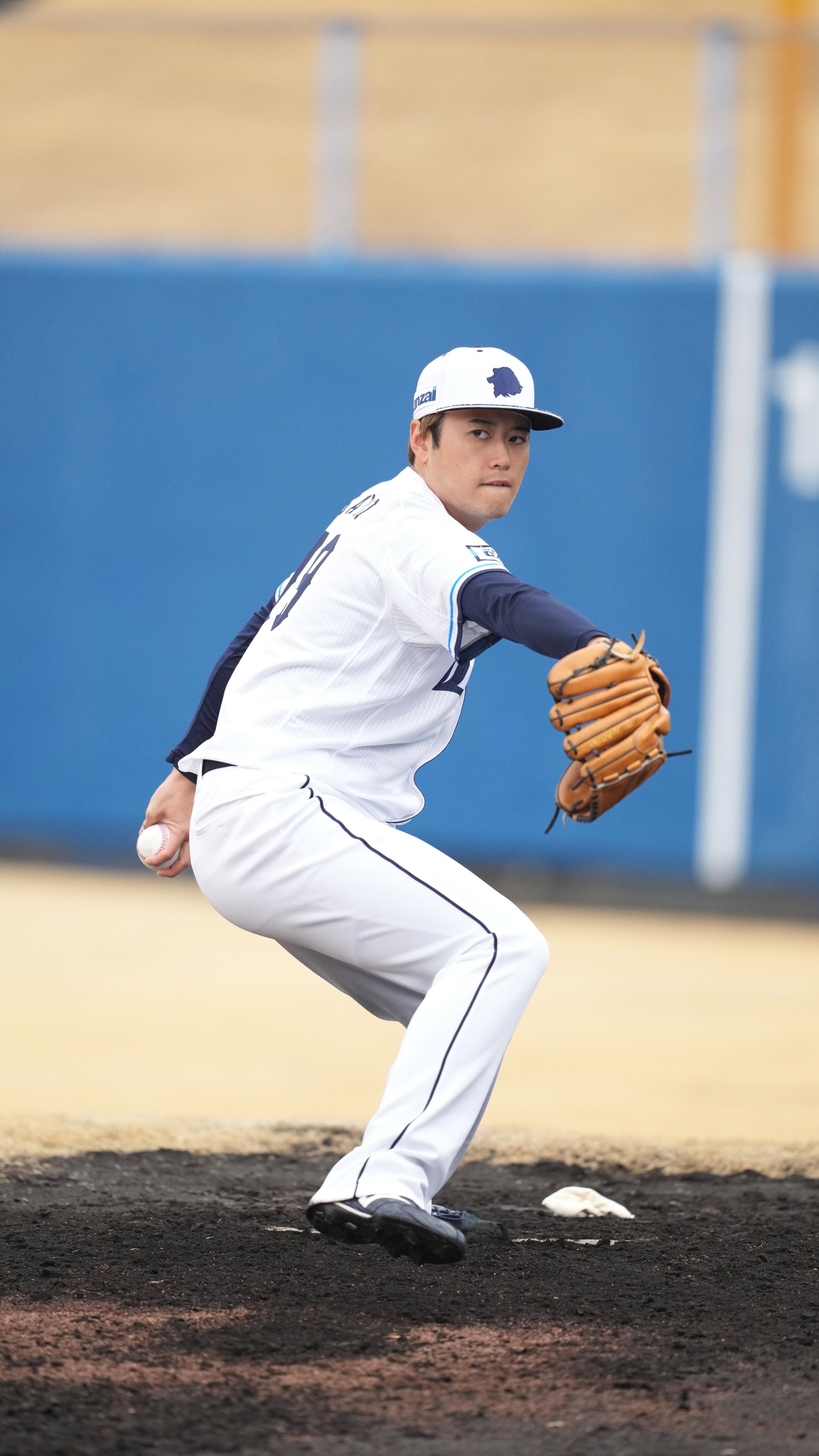 西武ライオンズ　ユニフォーム　ホーム　炭谷銀仁朗選手 OURHERO #2024年4月3日 #炭谷銀仁朗 選手 #武内夏暉 投手