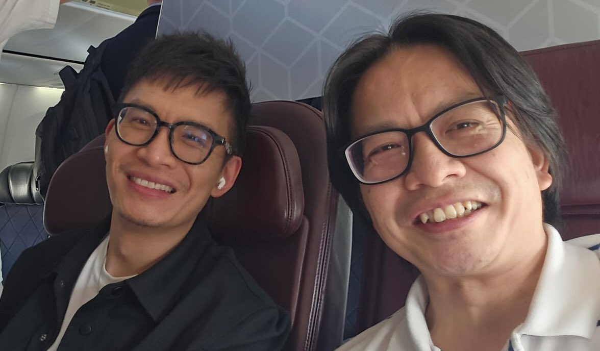 ADL_IPPG's tweet photo. Our very own Prof. Nguyen @teflon78 had a serendipitous meeting with the AMAZING @AskVinh. How cool for two humble Adelaidians, travelling globally to inspire, to meet and compare notes on life, career and family!! #motivational #inspiration #SAGreat #heapsgood @tsanz_thoracic https://t.co/ywD4VOvbew