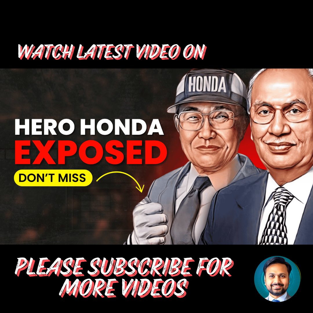 incbasil's tweet photo. Hero MotoCorp: कैसे बनी दुनिया की सबसे पसंदीदा मोटरसाइकिल कंपनी?
https://t.co/GKqjdokWvA
Hero MotoCorp: The Story of a Global Motorcycle Giant
#incbasil #HeroMotoCorp #Hero #Motorcycle #Bike #India #History #Success #Inspiration #Story #Automobile #Industry #Honda #Stock #trading https://t.co/mzFN4VKb1d