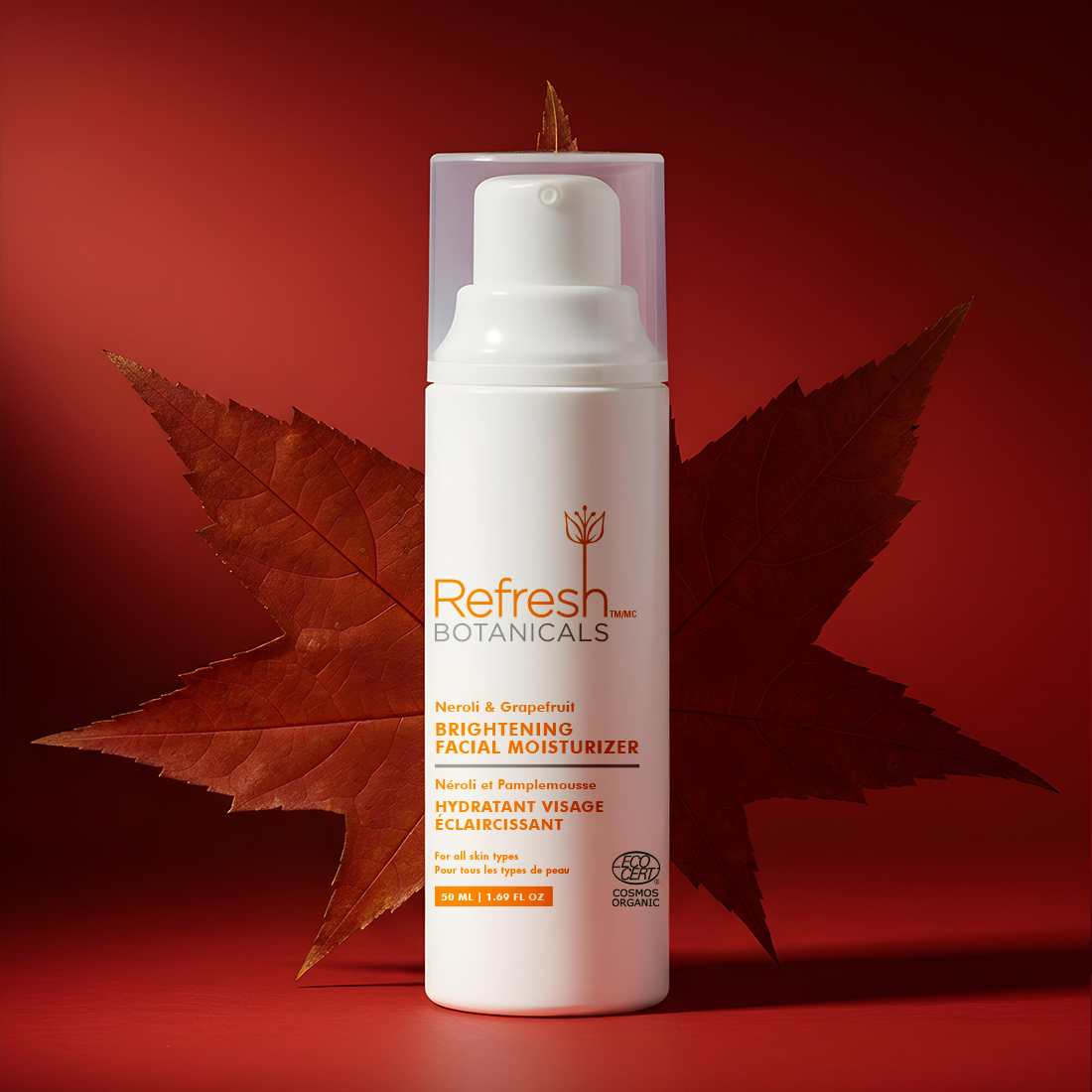 From the land of maple syrup, polite debates, and world-class skincare—Refresh Botanicals Brightening Moisturizer is proudly Made in Canada! 🍁✨ Because hydration should be as consistent as a Canadian winter. ❄️ 
#NaturalBeauty #CleanSkincare #MadeInCanada #GlowingSkin