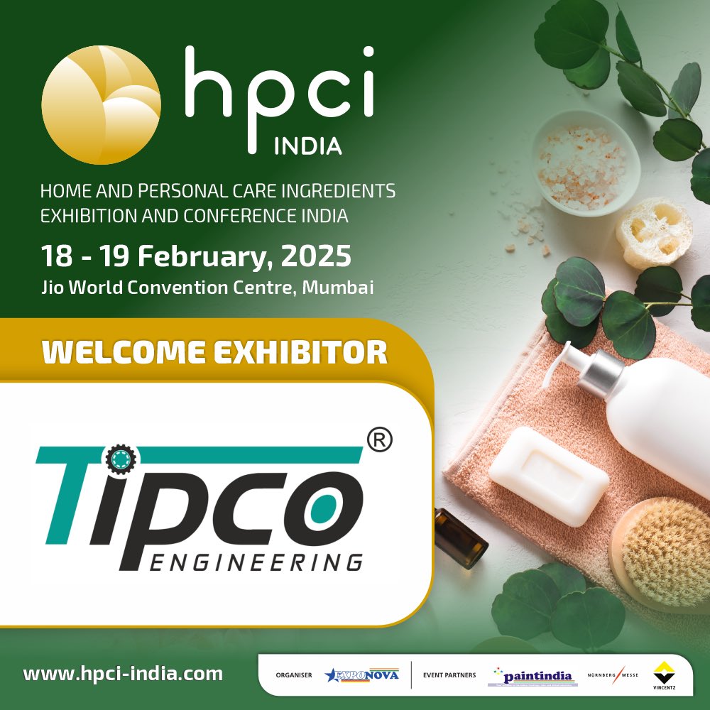 HPCIExhibition's tweet image. Don’t miss the chance to connect with Tipco Engineering and explore solutions that are shaping the industry’s future.
 
🗓️18-19 February, 2025 | Tues, Wed 
📍Jio World Convention Centre, Mumbai 
🔗Register now: n-gage.live/66223939507fb/…
#HPCIIndia2025 #TipcoEngineering #innovation