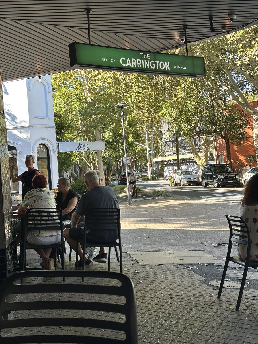 Blokes night begins with a beer <a href="/thecarrosydney/">TheCarringtonSydney</a>. Dinner at Jane’s Restaurant.