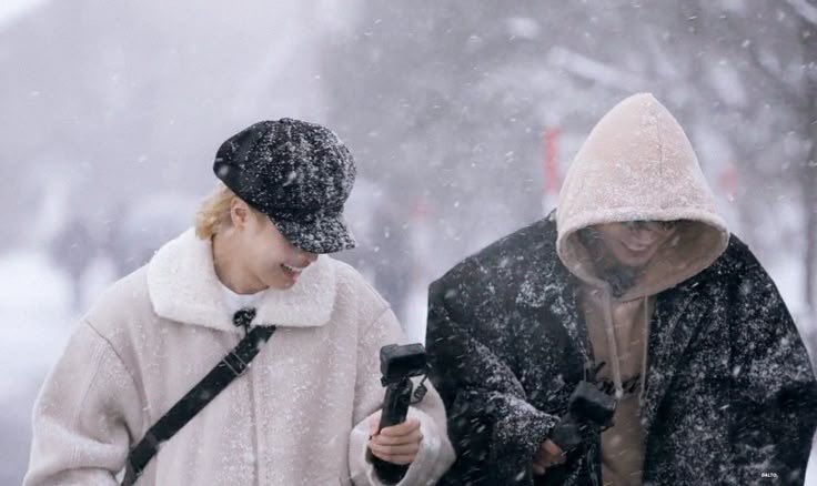 JKB7S's tweet photo. The outside air temperature evokes my memories of the beautiful white-coated city, Sapporo, where Jimin-hyung and I took a trip together, walking through the snow-covered streets, and stepping into a winter dream for our mini series “Are You Sure?!” https://t.co/Kygv6NEpXf