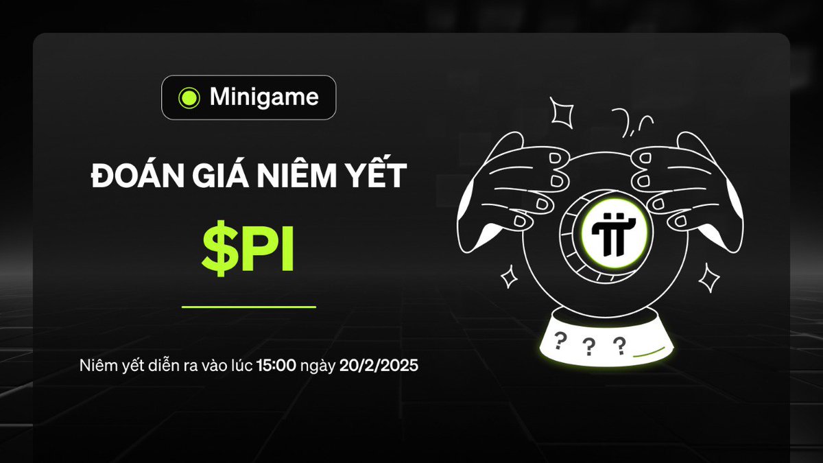 okx_vietnam's tweet photo. MINIGAME ĐOÁN GIÁ $PI – DỰ ĐOÁN ĐÚNG, NHẬN NGAY THƯỞNG KHỦNG!

⏳ Thời gian: Từ bây giờ đến 14:00 ngày 20/02/2025
💰 Tổng giải thưởng lên đến $300 USDT

📌 Cách tham gia:
✅ Follow Twitter @okx_vietnam
✅ Comment theo cú pháp:
👉 "Tôi dự đoán giá list sàn OKX của $PI là X.YYYYYY USDT" & Tag 3 người bạn
(Ví dụ: Tôi dự đoán giá list sàn OKX của $PI là 3.545219 USDT)
✅ Repost hoặc Quote Tweet này

🏆 Giải thưởng:
Giải Nhất: $30
Giải Nhì: $20
Giải Ba: $10
40 người đoán gần đúng tiếp theo chia nhau $200 USDT

⚠ Lưu ý:
- Dự đoán đến 6 chữ số thập phân
- Hoàn thành đủ tất cả các bước để đủ điều kiện nhận thưởng
- BTC OKX Việt Nam có quyền quyết định cuối cùng
- Người đoán đúng và sớm nhất sẽ thắng
- Kết quả sẽ được chụp trong 1 phút sau khi $PI được niêm yết vào 15:00 ngày 20/02/2025
- Công bố giải thưởng trong vòng 7 ngày

Dự đoán ngay – Cơ hội không chờ đợi!
---
---
🎁 Tải app OKX, nhận ngay quà tặng Crypto: https://t.co/V43EOFv7SV
👉 Twitter OKX Vietnam: https://t.co/XnSXdfGhp9
👉 Telegram OKX Vietnam: https://t.co/XYXThjL1X1
#OKXVietnam #OKX #PI #PINETWORK
