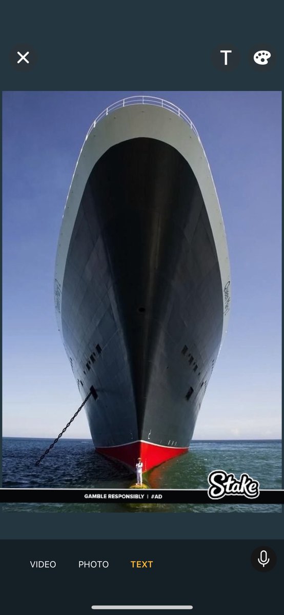 Photos That Will Trigger Your Megalophobia, the Irrational Fear of Large Things. A Thread! 🧵 

1. A ship and its Captain