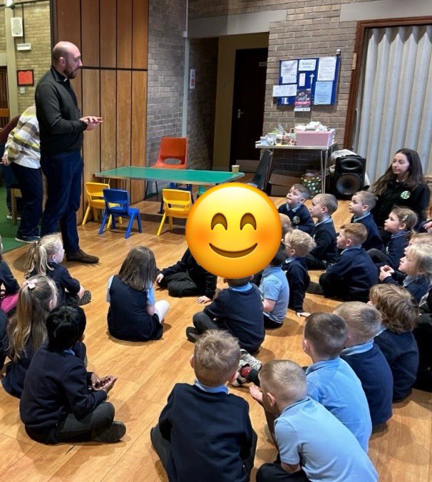 GCPSReception's tweet image. In Reception we have been learning all about our local area. We have met some very interesting people from our local community. We have visited our local church and had visits from our local fire officers, police officers and road safety team! @GreenfieldsCPS