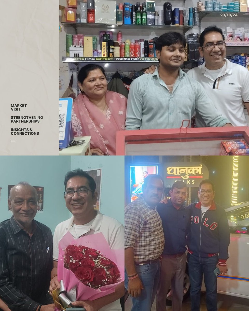 I recently visited the beautiful city of Varanasi, where I met with our amazing stockist and retail partners. This visit was a fantastic opportunity to gain firsthand insights into the emerging consumer trends that are shaping our industry.
During my time in the city, I had some