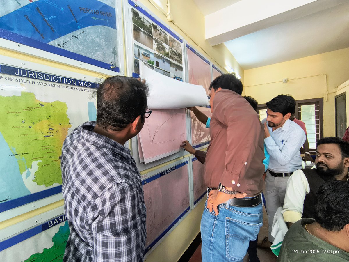 BangaloreCwc's tweet image. A Team of Officers led by Sh. Ashok Kumar V. Director, Appraisal, MSO CWC visited 2 HO sites namely Billigundulu SRD, Coimbatore and Neeleeshwaram HO site SWRD Kochi on 23rd &amp;amp; 24th Jan, 2025 under Inter Organisation Competition and evaluation of model HO sites under C&amp;amp;SRO.
