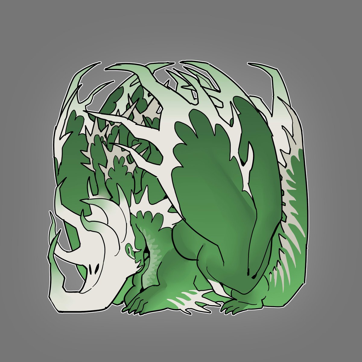 Devilman1480's tweet image. Agave titanota 'Caesar'
Attempt to design based on plants as a reference...