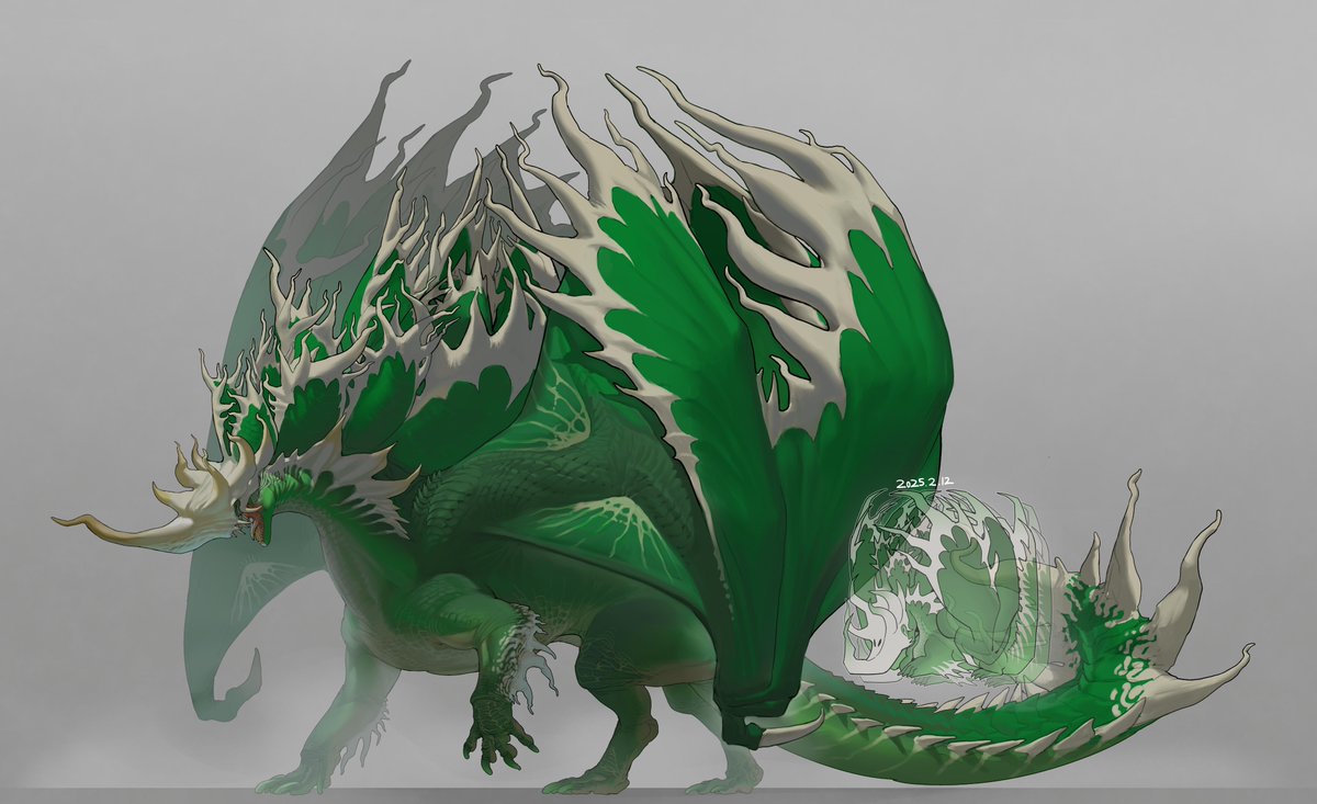 Devilman1480's tweet image. Agave titanota 'Caesar'
Attempt to design based on plants as a reference...