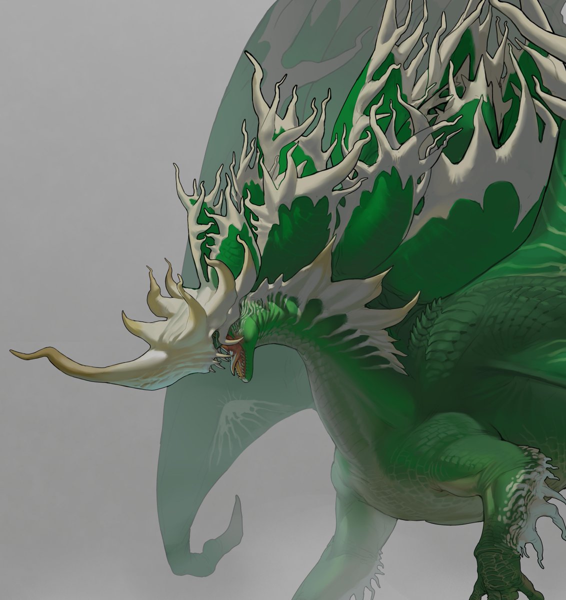 Devilman1480's tweet image. Agave titanota 'Caesar'
Attempt to design based on plants as a reference...
