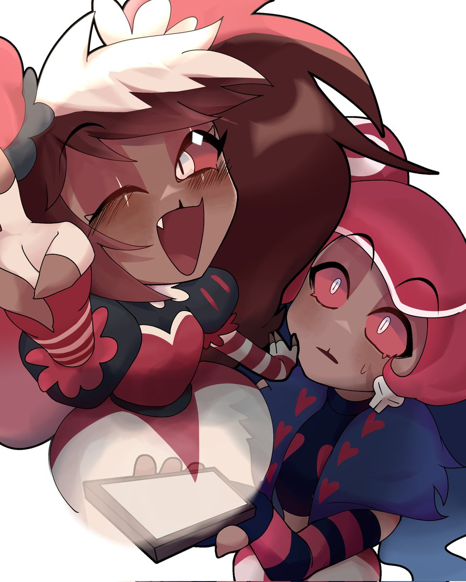 haitai_vvv's tweet photo. 🍰📱

#HazbinHotelVelvette #Vees #HazbinHotel https://t.co/YQRi0gnNK0