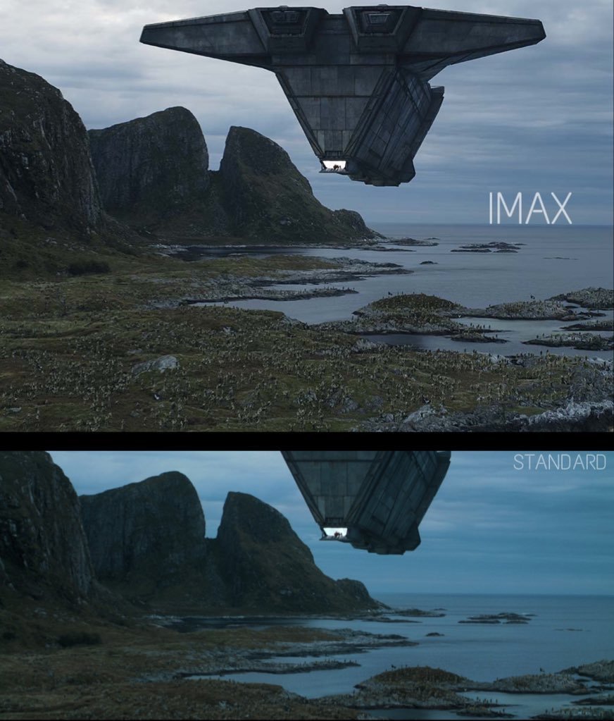 Kiedyś filmy były robione pod prostokątne ekrany kin, a potem przycinano je do kwadratowych telewizorów.
Teraz sporo filmów jest robiony pod "kwadratowe" ekrany IMAX, a potem przycina się ekranów telewizorów, które są prostokątne.