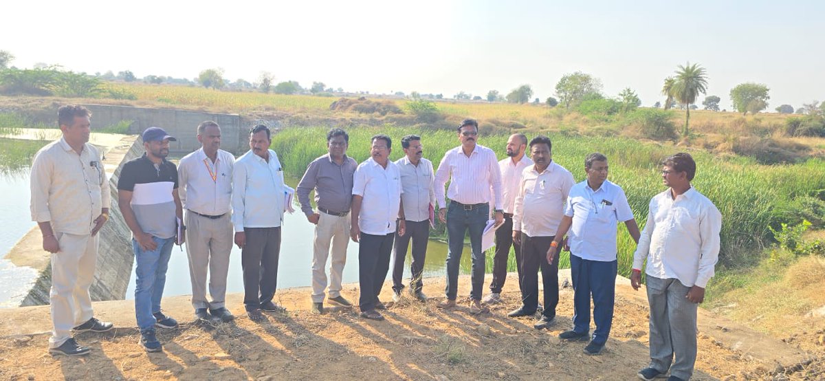 BangaloreCwc's tweet image. Monitoring visit of 138 SMI schemes of Kalaburagi &amp;amp; Yadgir Districts of Karnataka - 05-08 February
by Director, DD &amp;amp; AD, Appraisal Dte, MSO, CWC, Bengaluru accompanied by SE, EE, AEE and concerned officials of MI department, Govt of Karnataka