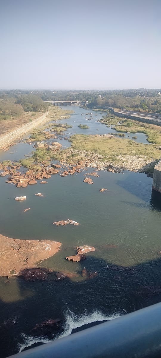 BangaloreCwc's tweet image. Monitoring Dte., officers Director, Deputy Director and Assistant director Inspection of Hemavathy Dam held on 05.02.2025