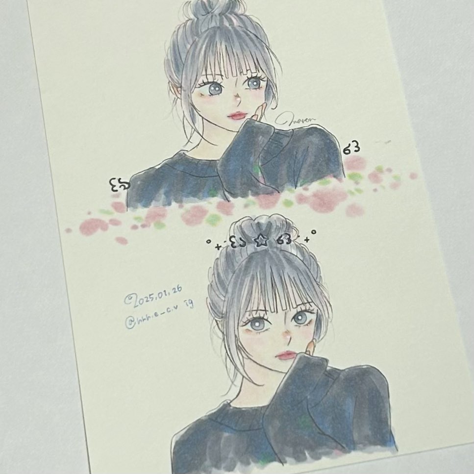 page_maron's tweet photo. 髪も服もざーっくり塗ってみました、ゆるウンチェ꒰ঌ♡໒꒱
#LESSERAFIMfanart #LESSERAFIMfa #EUNCHAE https://t.co/B7KtDwuTdx