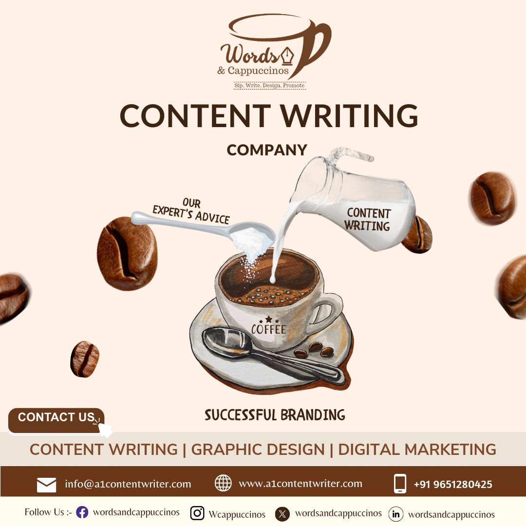 WCappuccinos's tweet image. Are you looking for #premium #contentsolutions that #engage and #convert? ✨📈

At #WordsAndCappuccinos, we blend #expertadvice with #highquality #contentwriting ☕✍️ to craft a compelling #story for your #brand.

Contact us today and let’s brew #success together! ☕💼