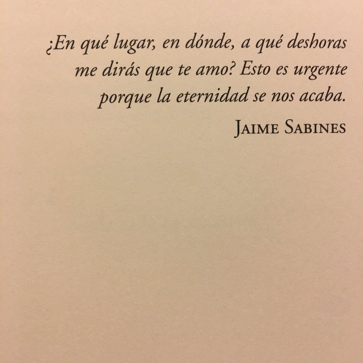 Jaime Sabines.