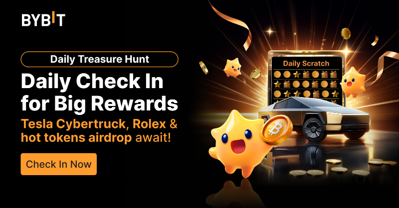 Bybit_Official's tweet photo. 💳Heard of Scratch Cards? Sign Up and Claim from Bybit! Win BTC, 1m USDT prize pool &amp; more!

🫵 Sign Up Now!