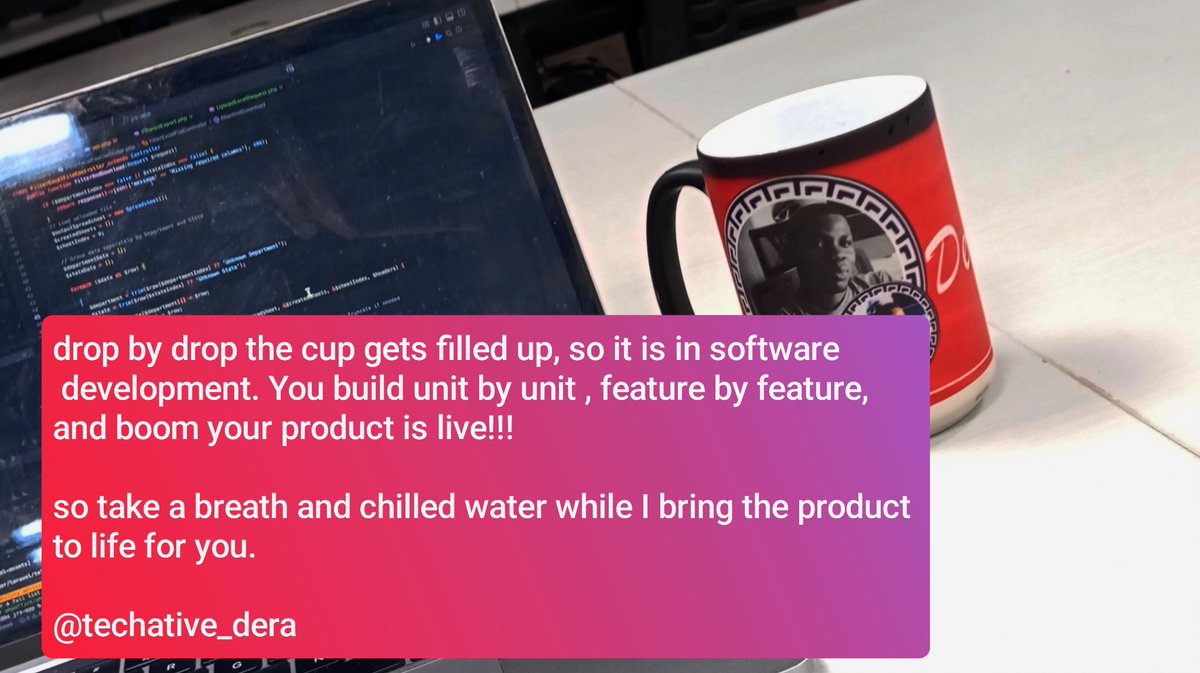 techative_dera's tweet image. It&apos;s a gradual process!