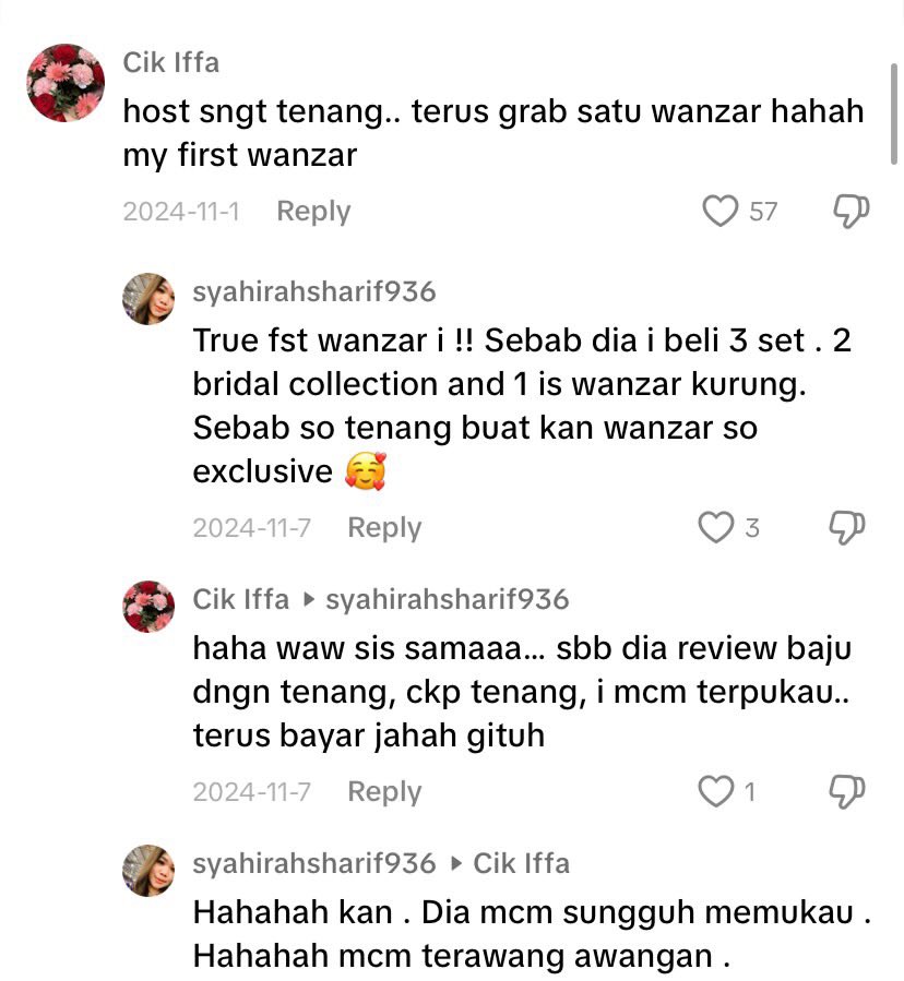 The live host                      The comments