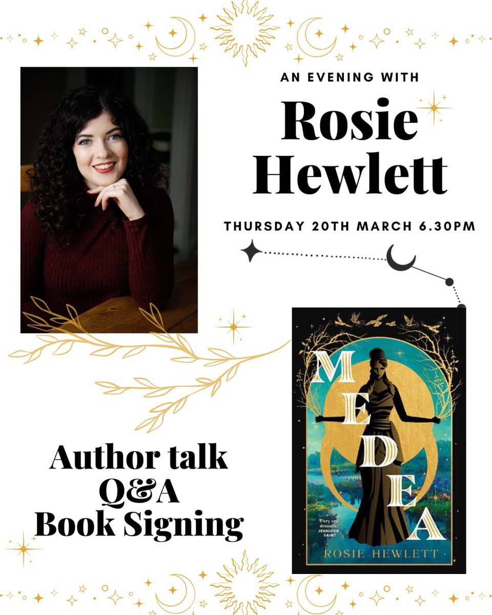 Tickets are available to purchase via the link in our bio. They are just £5 or £4 with a plus card! 
Make sure to reserve your seat as quickly as possible! If you would prefer to book a ticket with a bookseller, either pop in or ring us on 01905 731726.

waterstones.com/events/an-even…